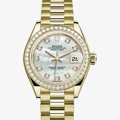 rolex lady datejust 24mm|rolex datejust 28 diamond bezel.